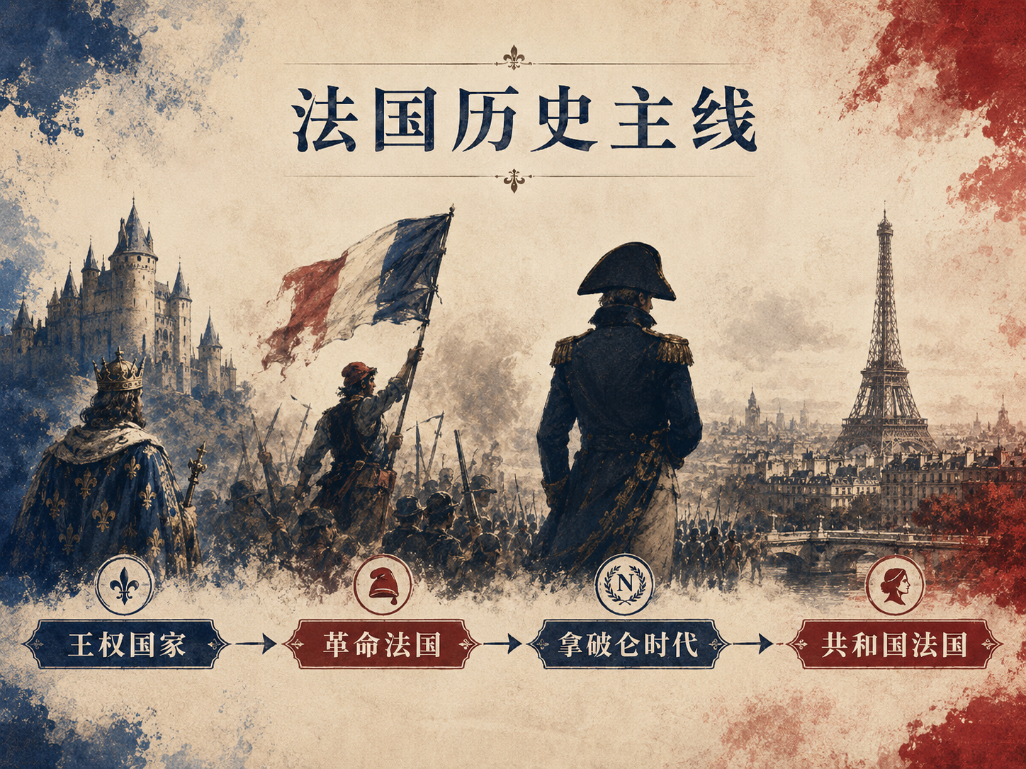 法国发展史配图